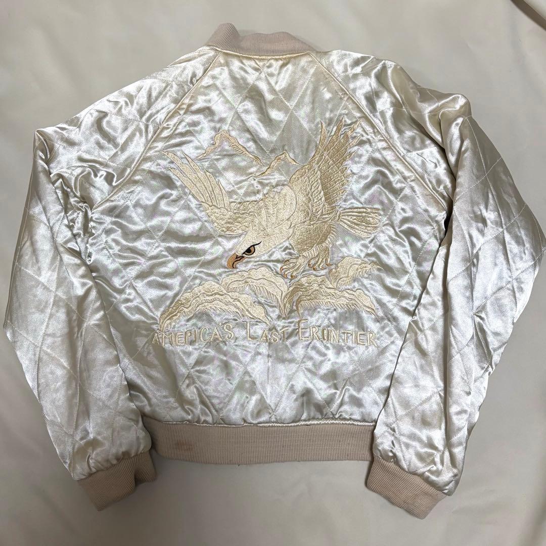 別珍スカジャン 虎×鷹