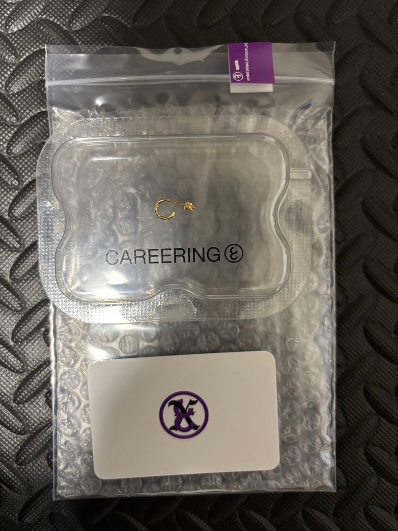 CAREERING XXX001 18Kゴールド ピアス(片耳用)