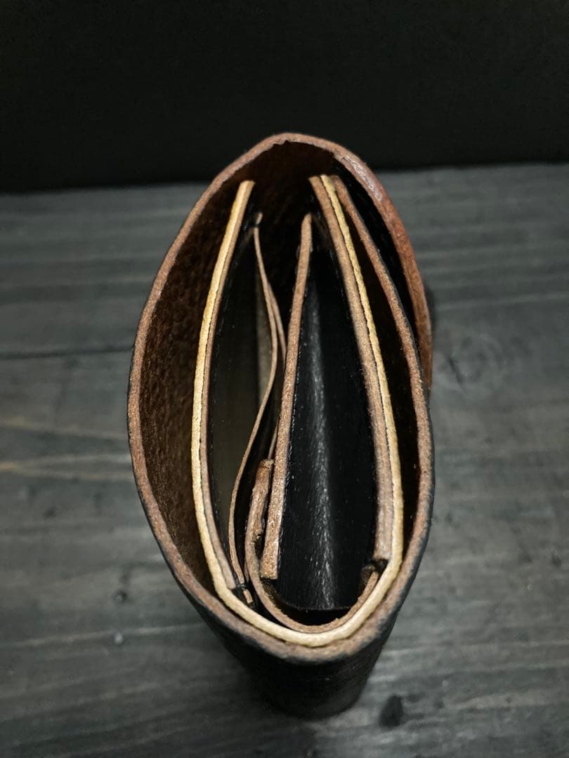 イタリアンレザー　三つ折りウォレット