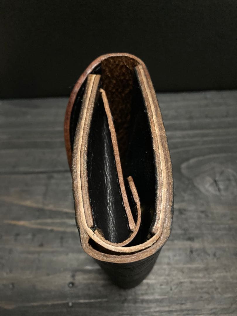 イタリアンレザー　三つ折りウォレット