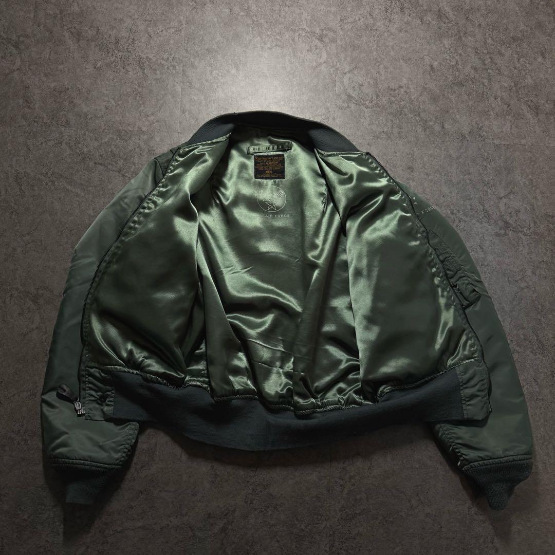 【50s 復刻】90s alpha フライトジャケット L-2B 黒タグ　USA