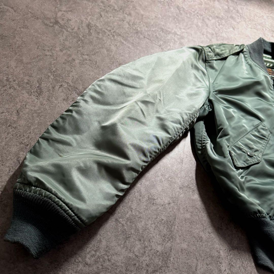 【50s 復刻】90s alpha フライトジャケット L-2B 黒タグ　USA