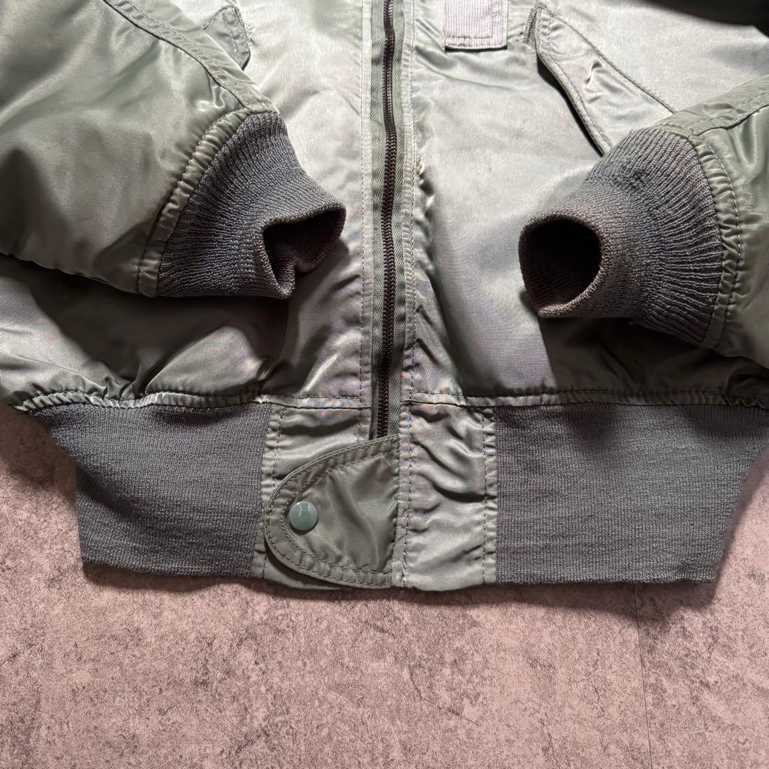 【50s 復刻】90s alpha フライトジャケット L-2B 黒タグ　USA