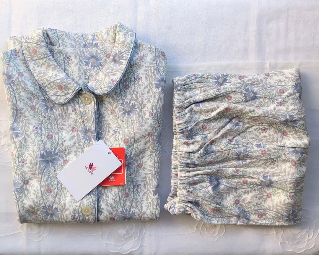 あったか素材・綿100％・表側起毛加工★S ワコール　パジャマ　ルームウェア