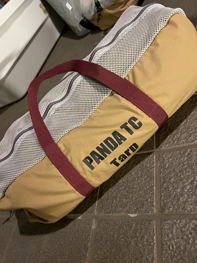 ちぇぶ　PANDA TC タープ 取扱説明書付き