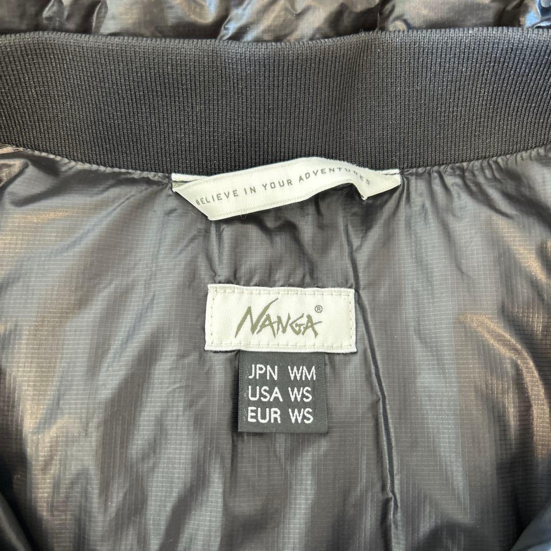 NANGA マウンテンロッジ ダウンジャケットブラック WM 美品