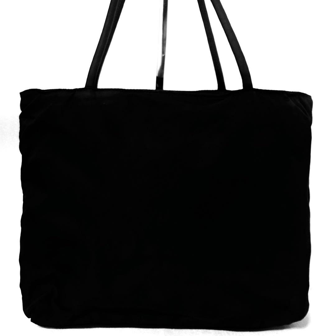良品　PRADA プラダ　トートバッグ　ナイロン　ショルダーバッグ　ブラック　黒