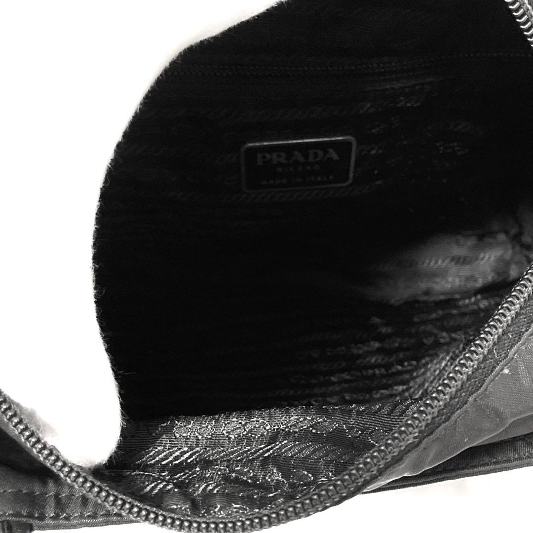 良品　PRADA プラダ　トートバッグ　ナイロン　ショルダーバッグ　ブラック　黒