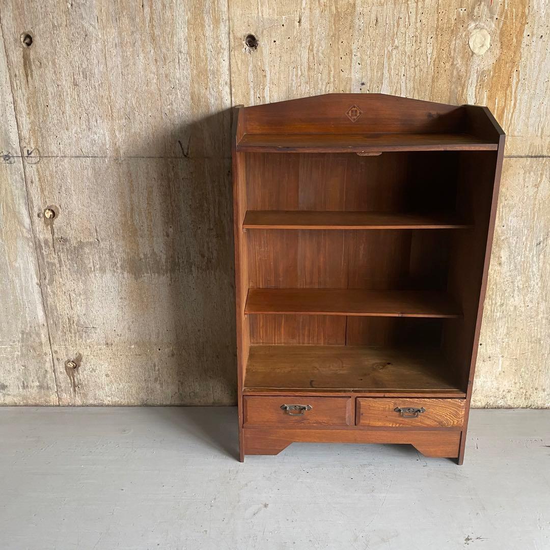 古家具　書棚　本棚　シェルフ　ヴィンテージ　アンティーク　オープンラック