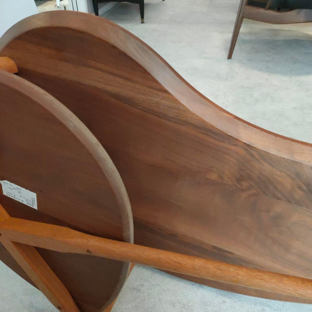 【オイル塗装】CIVILリビングテーブル(ウォールナット＋オーク)柏木工