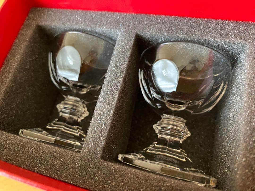 の*ん様 美品【バカラ/Baccarat】アルクール エッグスタンド ペア