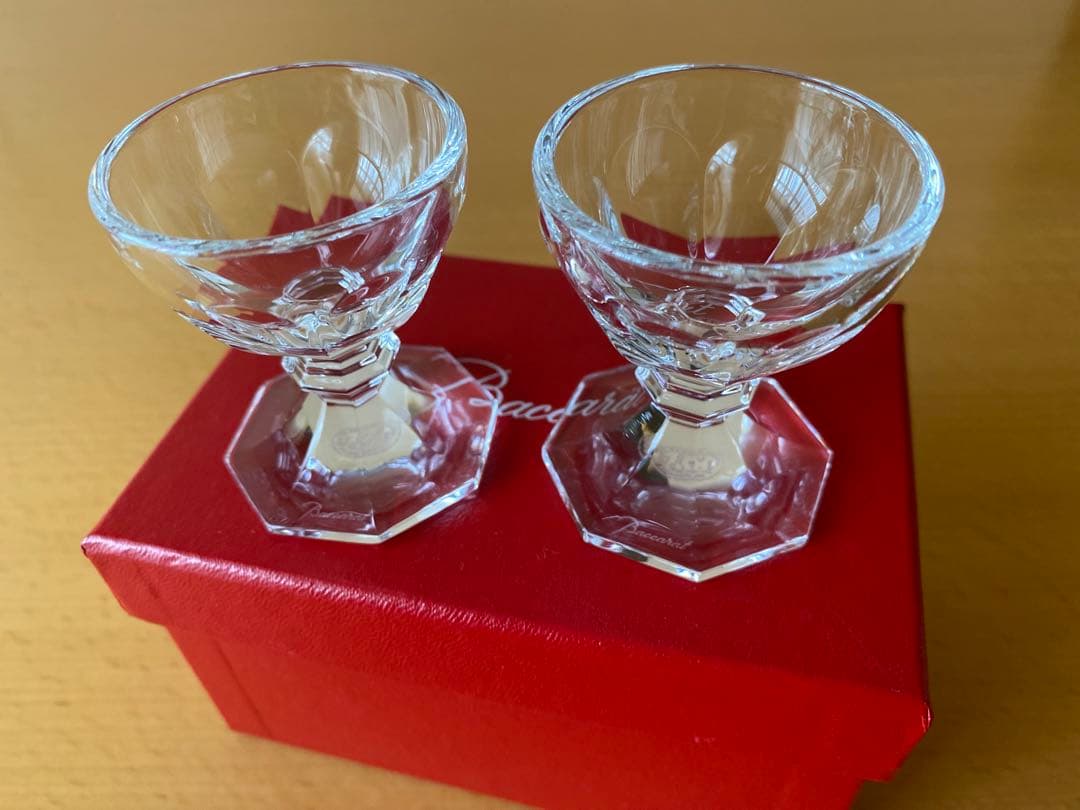 の*ん様 美品【バカラ/Baccarat】アルクール エッグスタンド ペア