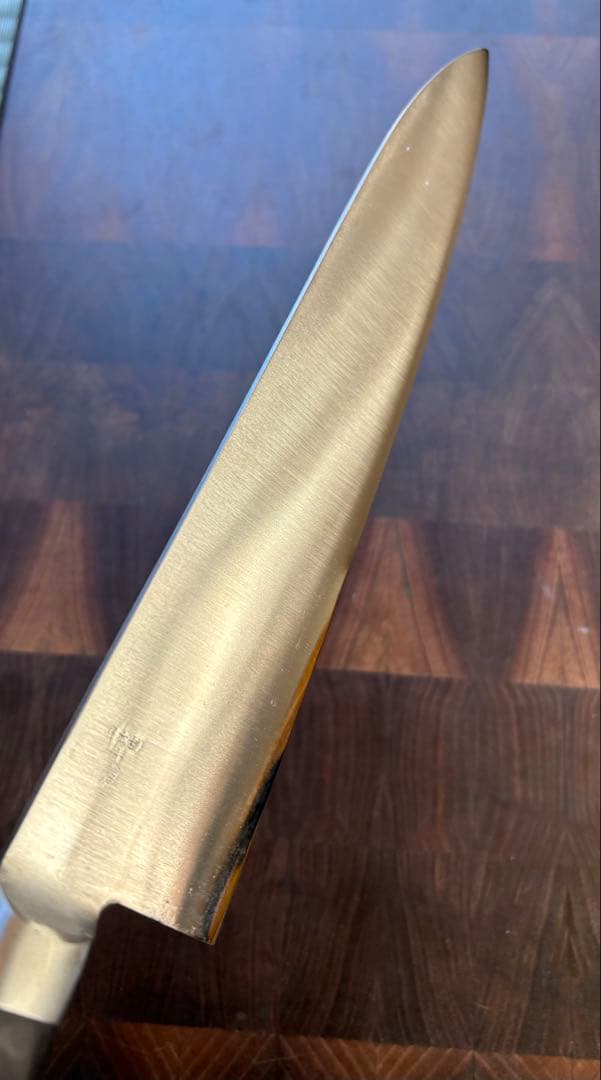 日本橋　木屋　牛刀　230mm 7寸半　包丁　洋包丁　炭素鋼　全鋼　シェフナイフ