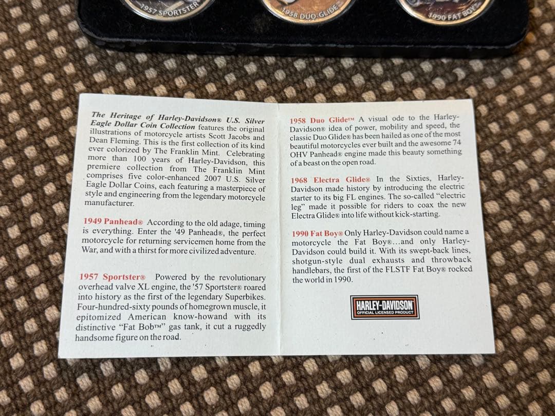 レア ハーレーコレクション イーグル1オンス銀貨5枚 純銀 ウォーキングリバティ