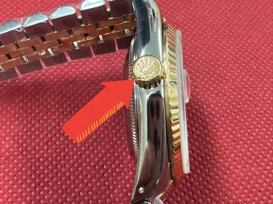 ROLEX デイトジャストコンビ10pダイヤ　メンズ36mm