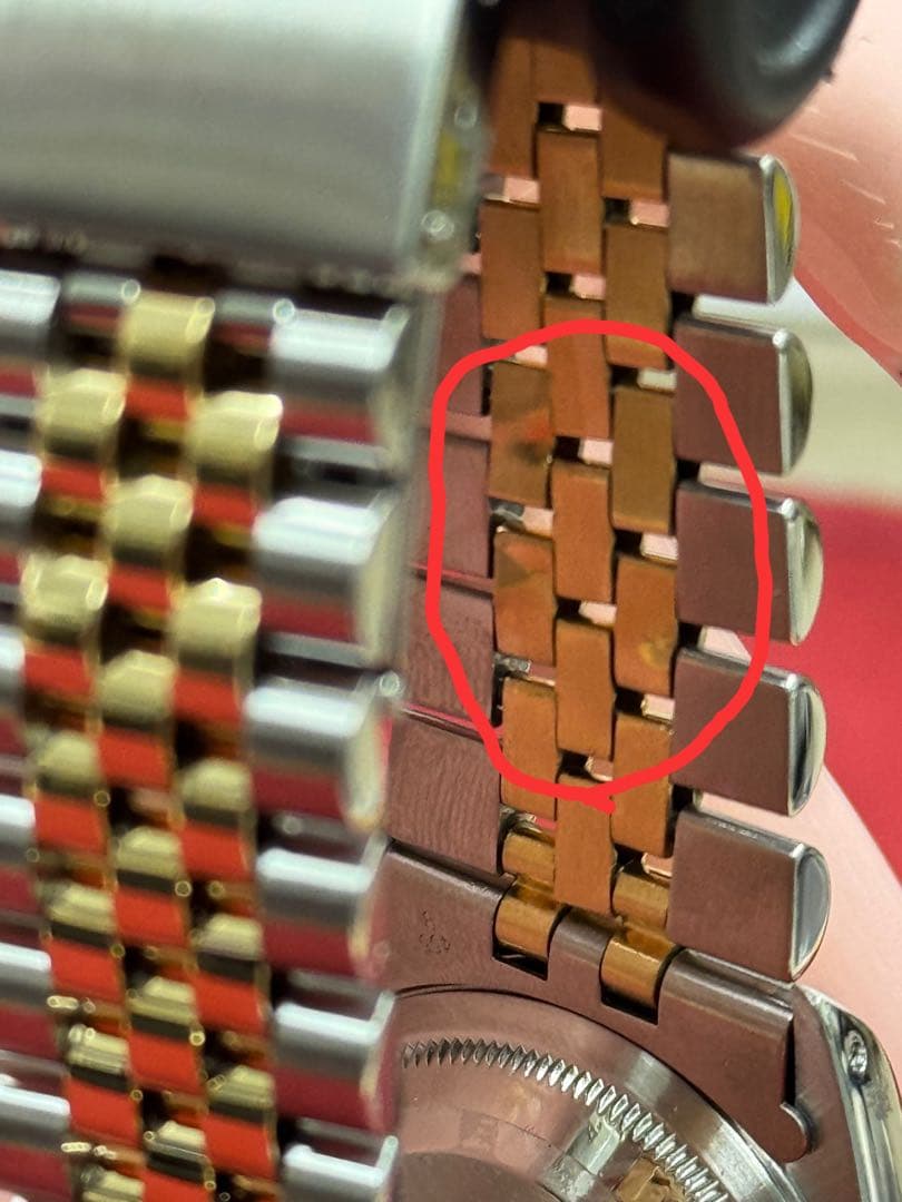 ROLEX デイトジャストコンビ10pダイヤ　メンズ36mm