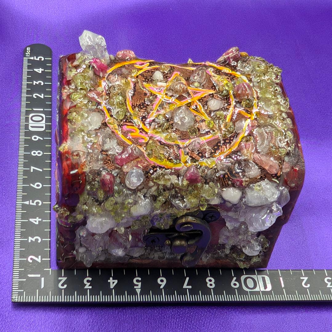 ※1点物『財宝をもたらす不思議な印章とペンタグラムの量子オルゴンBOX』