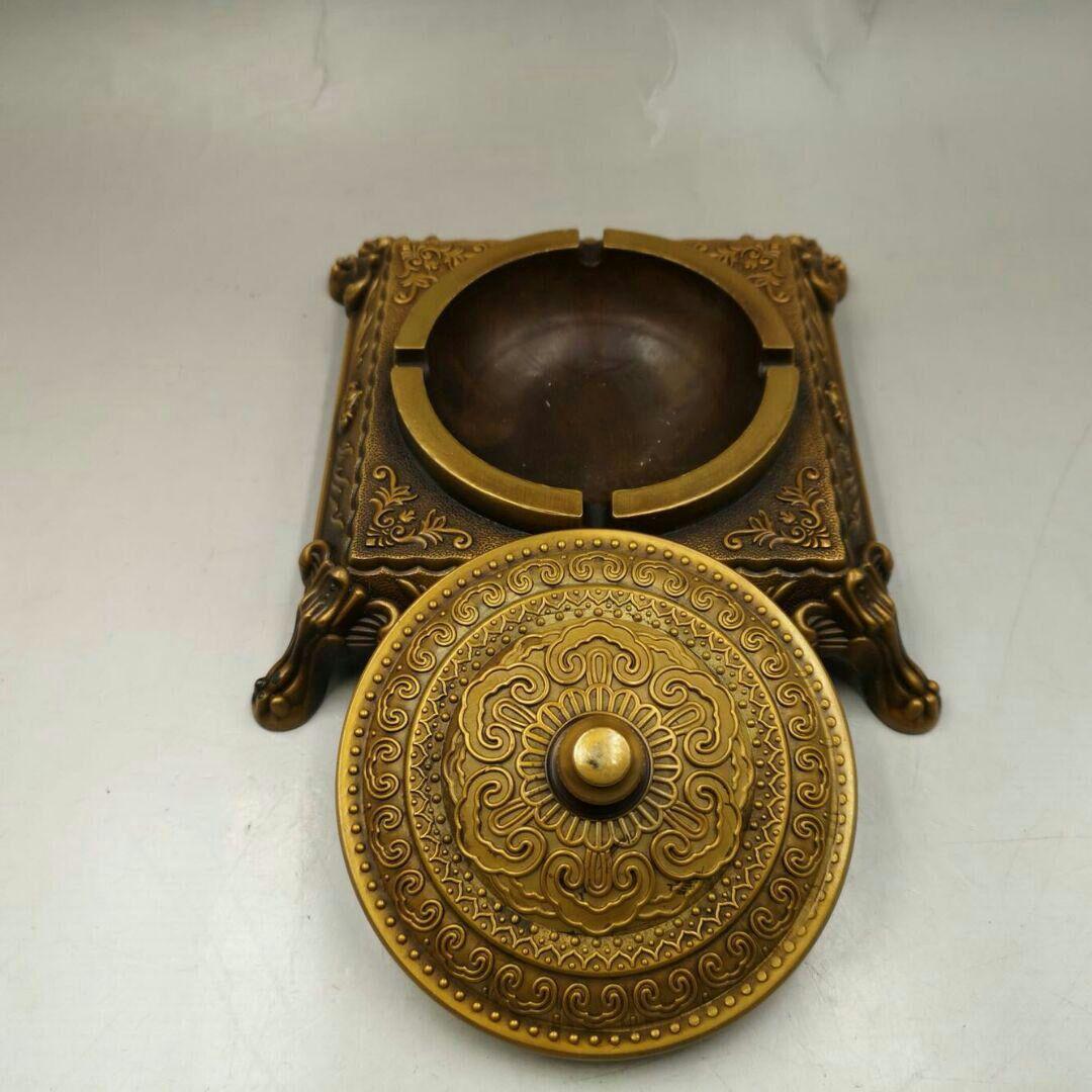 手作りする  純銅  灰皿  工芸品  置物2