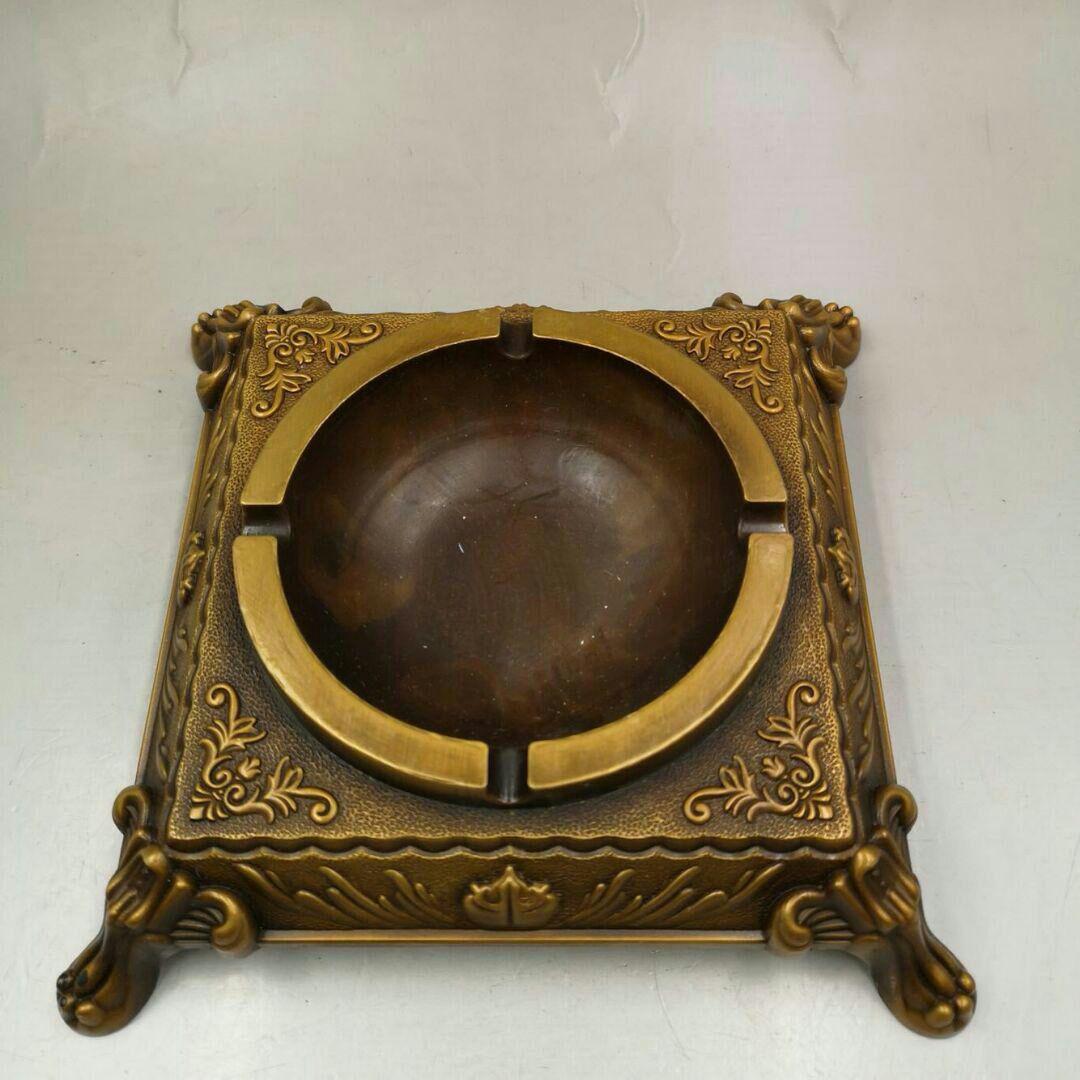 手作りする  純銅  灰皿  工芸品  置物2