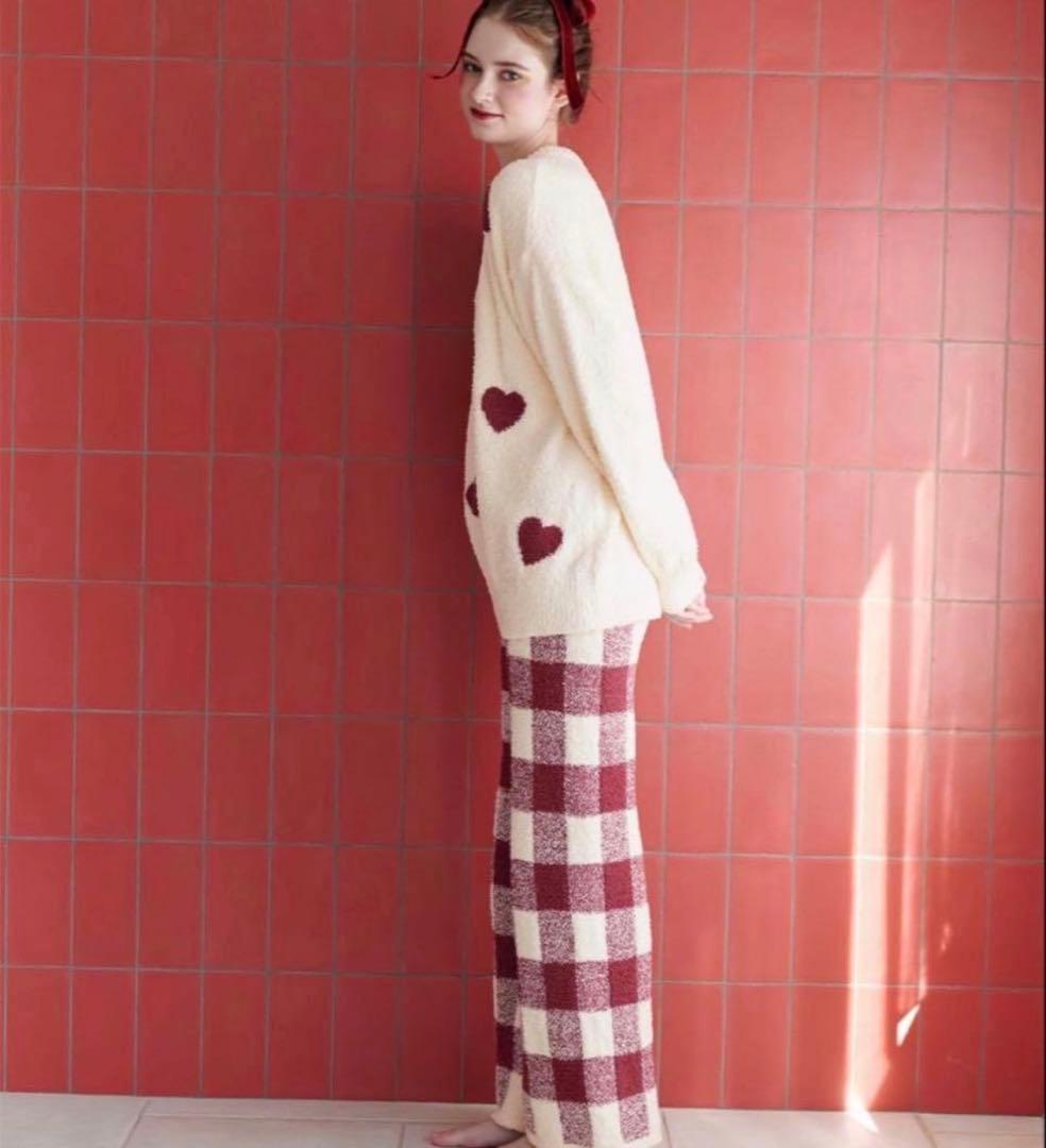 ピーチジョン　ホイップリーハートチェックパジャマ　レディースサイズのみ