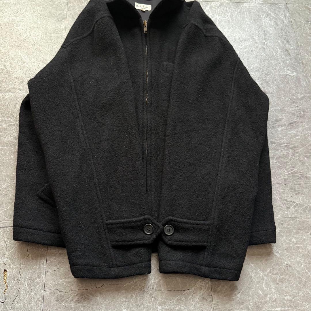 Paul Smith 短丈　ドリズラージャケット　ウール素材　ブラック