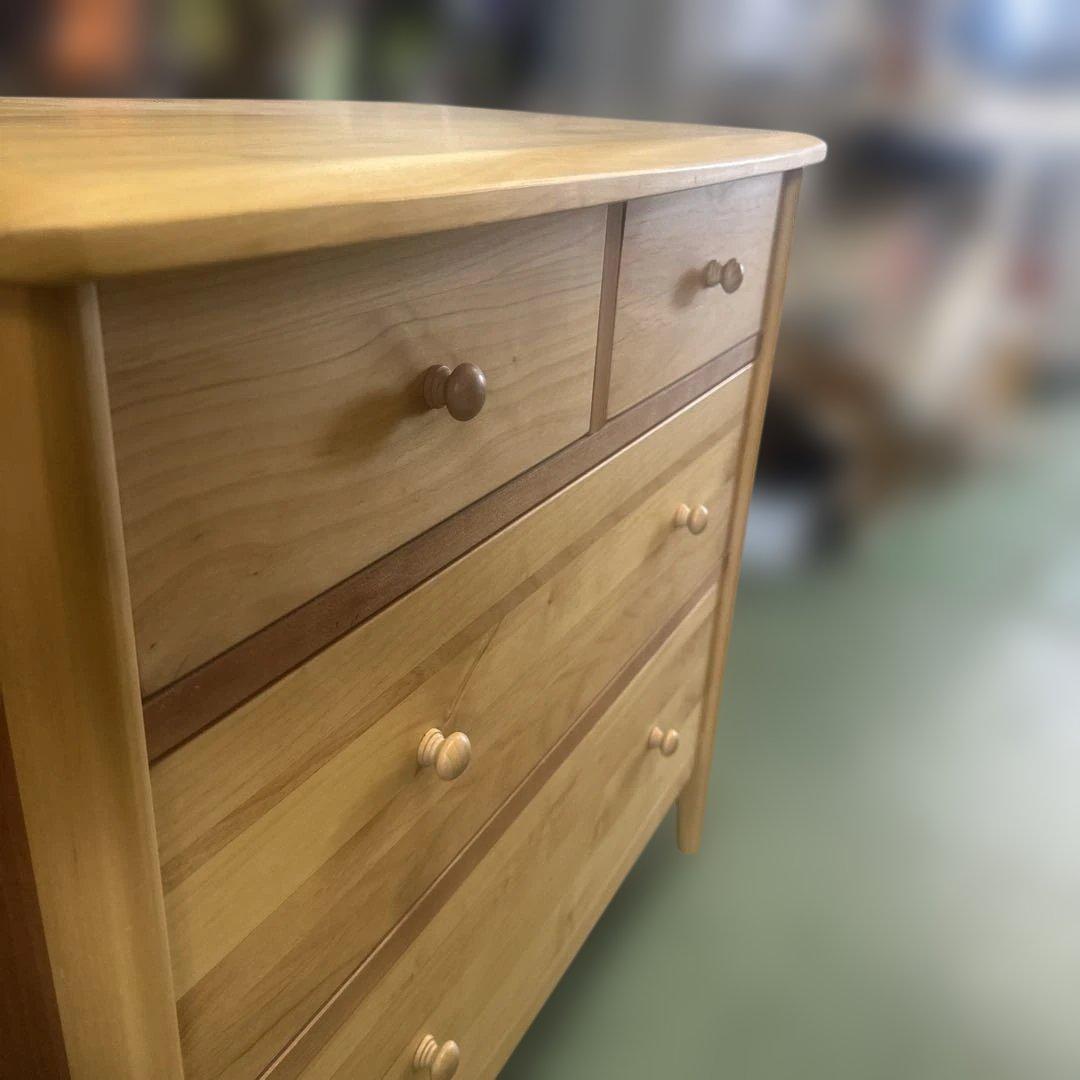 天然木製　チェスト　美品