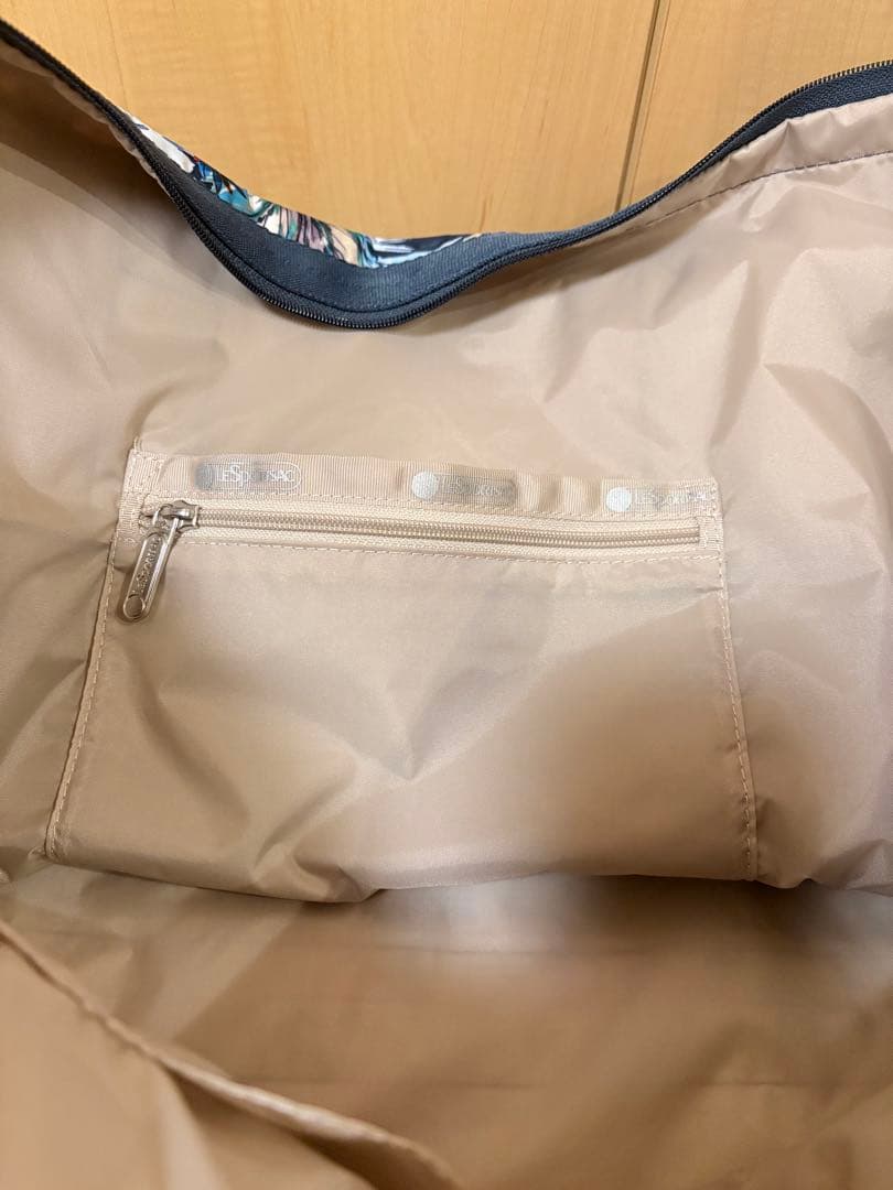 新品・未使用 レスポートサック ボストンバッグ 花柄 ネイビー ウィークエンダー