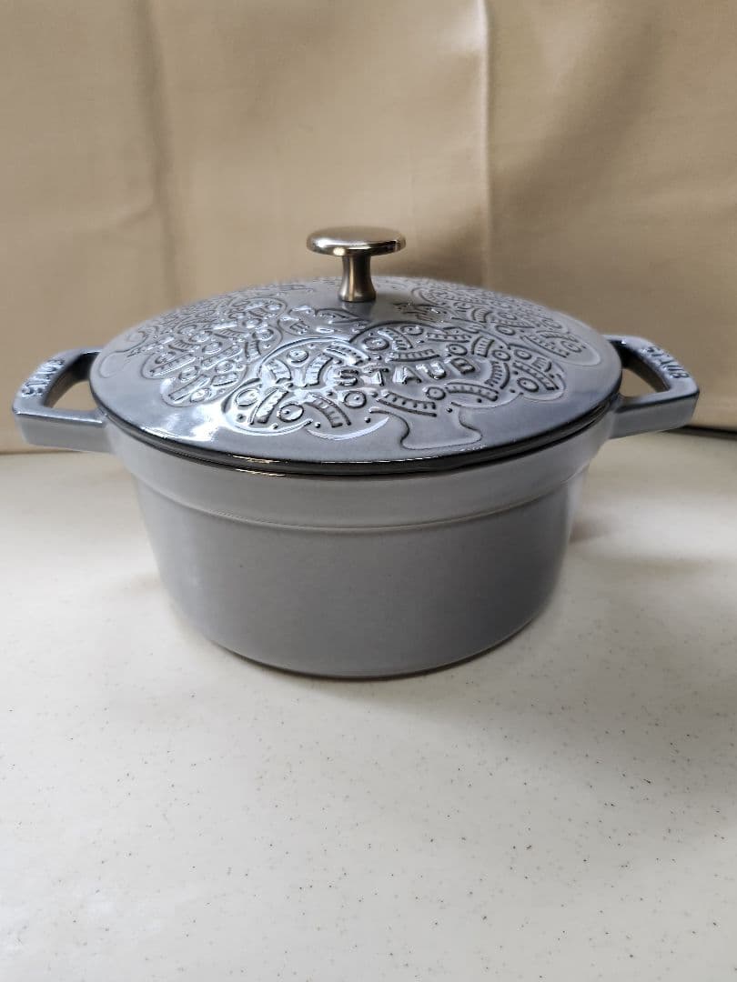 STAUB フォレストココットラウンド　グレー20cm