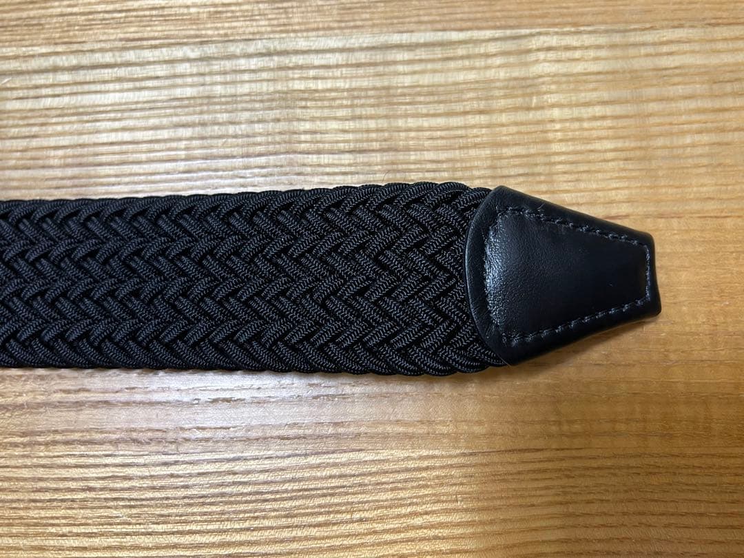 【新品未使用・タグ付き】Anderson's メッシュベルト ブラック 80