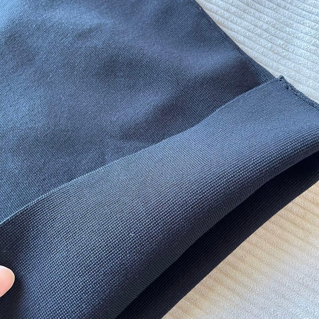 【新品】デミルクス ビームス シンプルモックネックニットブラック 人気