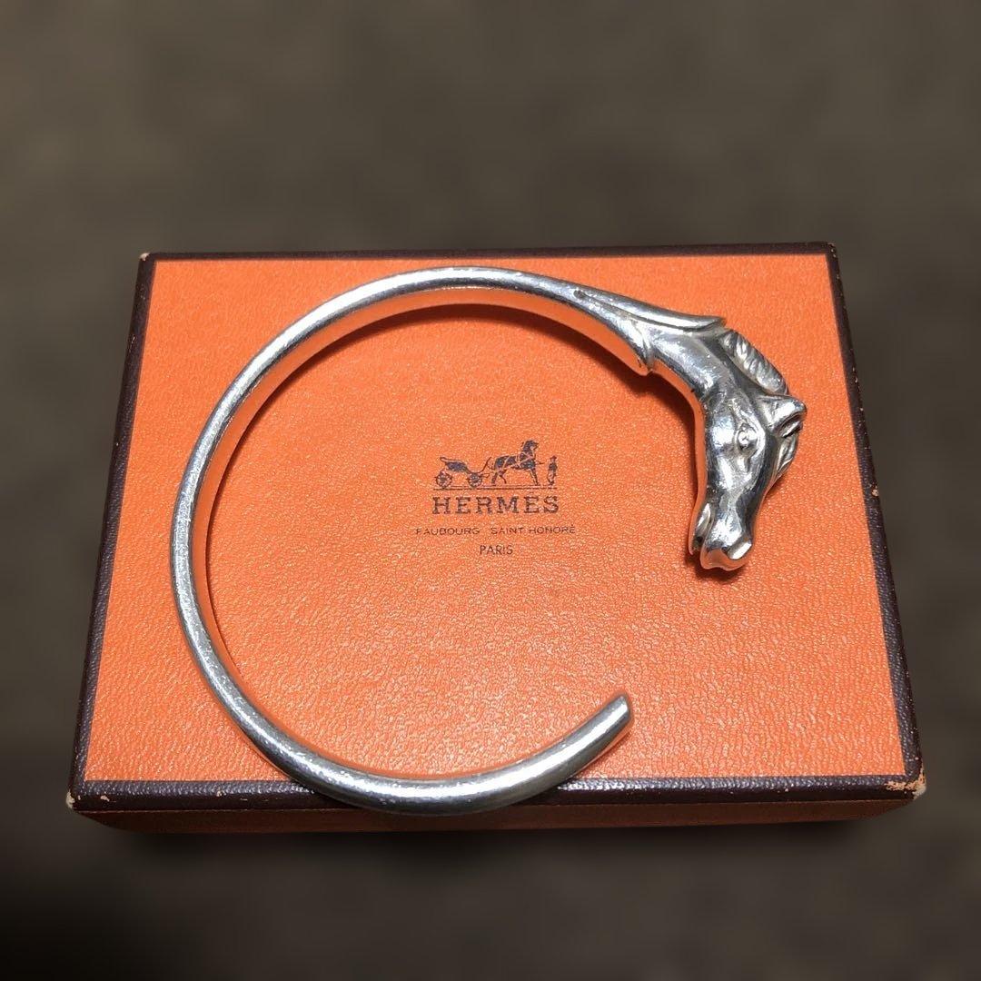 エルメス　Hermes Cheval Double Head Bangle