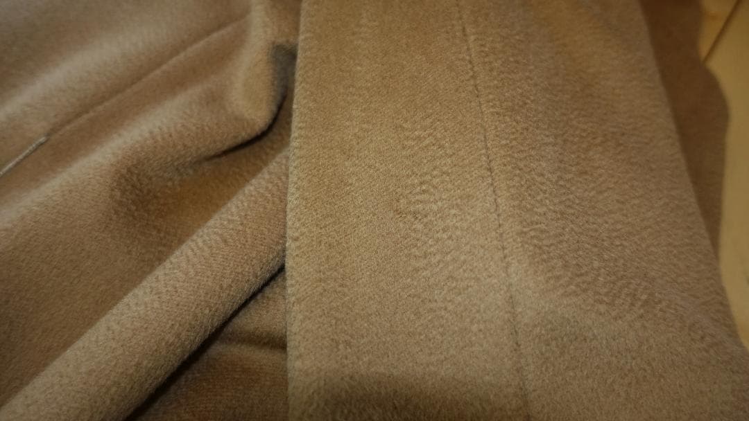 Weekend Max Mara キャメル フーデッドウールロングコート