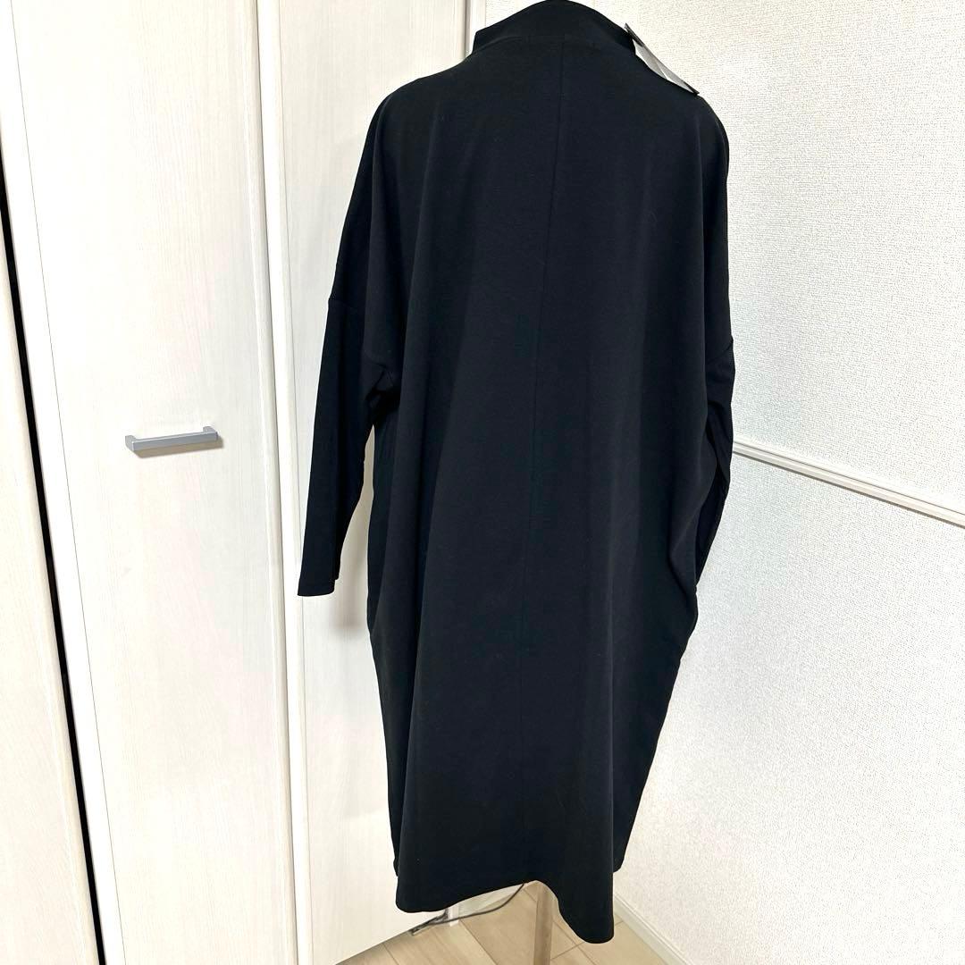 新品未使用タグ付　ワコールマタノアツコ　スタンドカラーメメちゃんワンピースL 黒