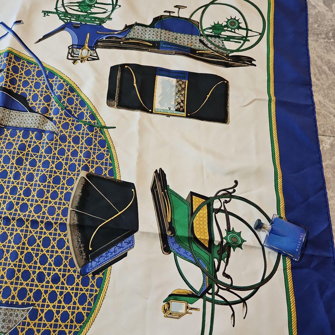 HERMÈS カレ90 馬車デザイン スカーフ 90cm