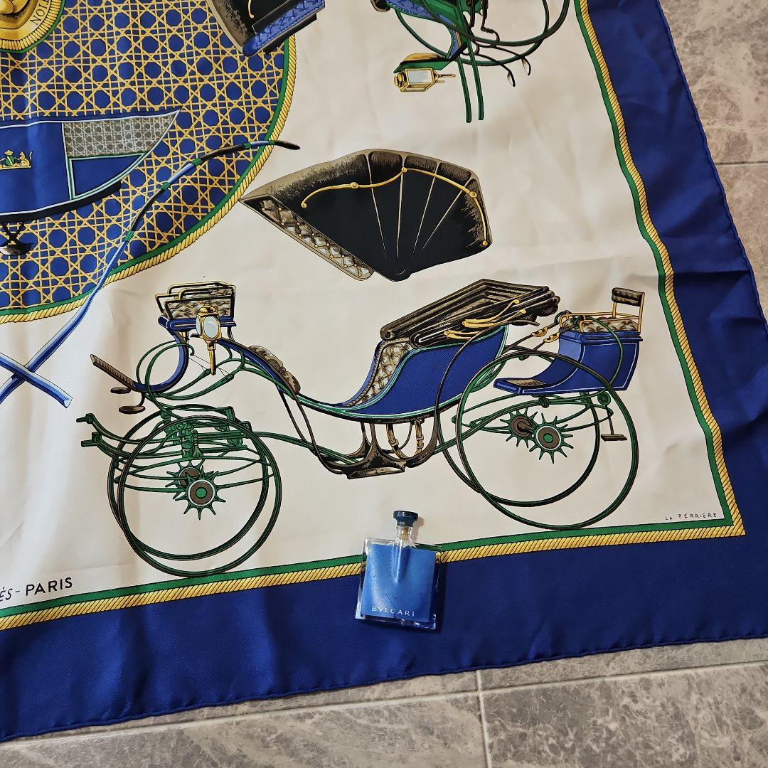 HERMÈS カレ90 馬車デザイン スカーフ 90cm