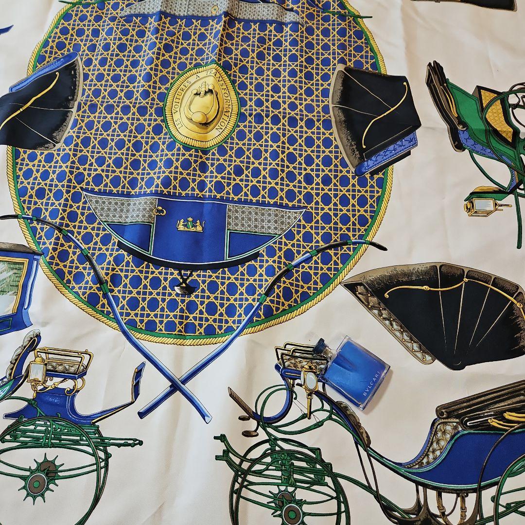 HERMÈS カレ90 馬車デザイン スカーフ 90cm