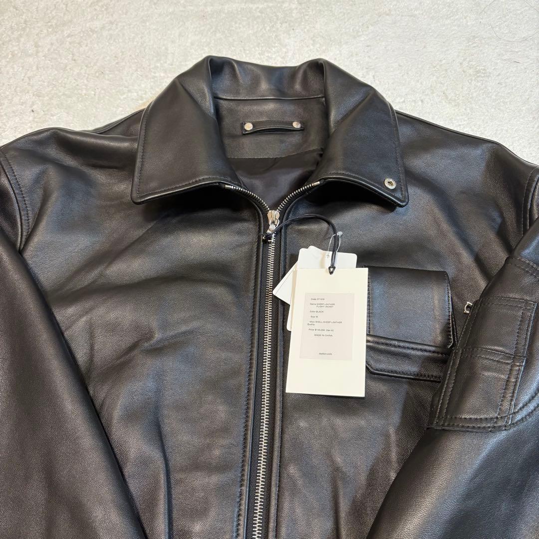 【新品未使用】ssstein☆レザージャケット☆M☆黒
