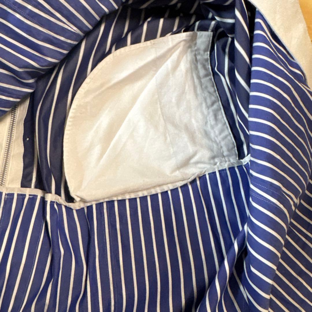 sacai ドッキングストライプシャツコート　サンプル品