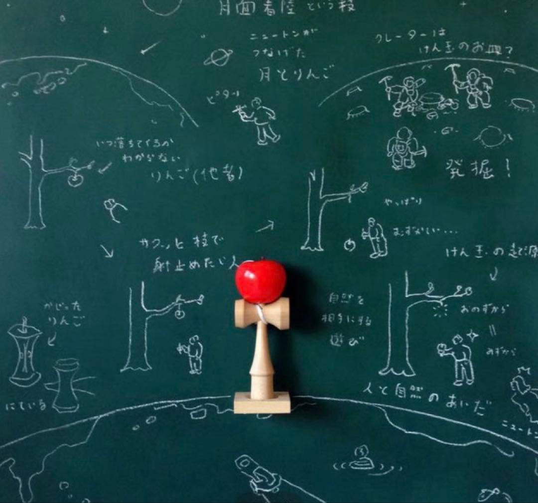 more Trees りんごのけん玉　　坂本龍一　　現代アーティスト鈴木康広