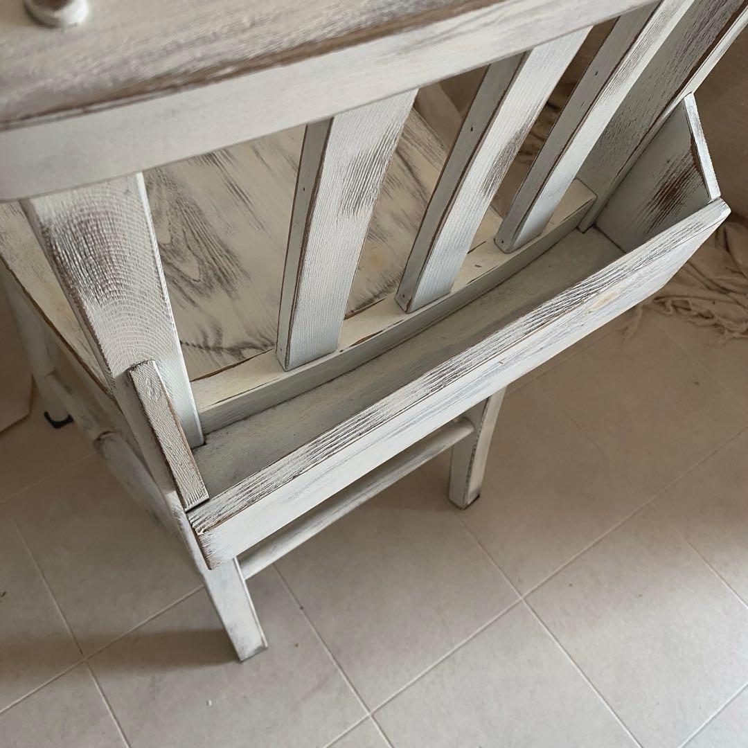 jon living 北欧　シャビーシック　チャーチチェア　椅子　チェア　白家具