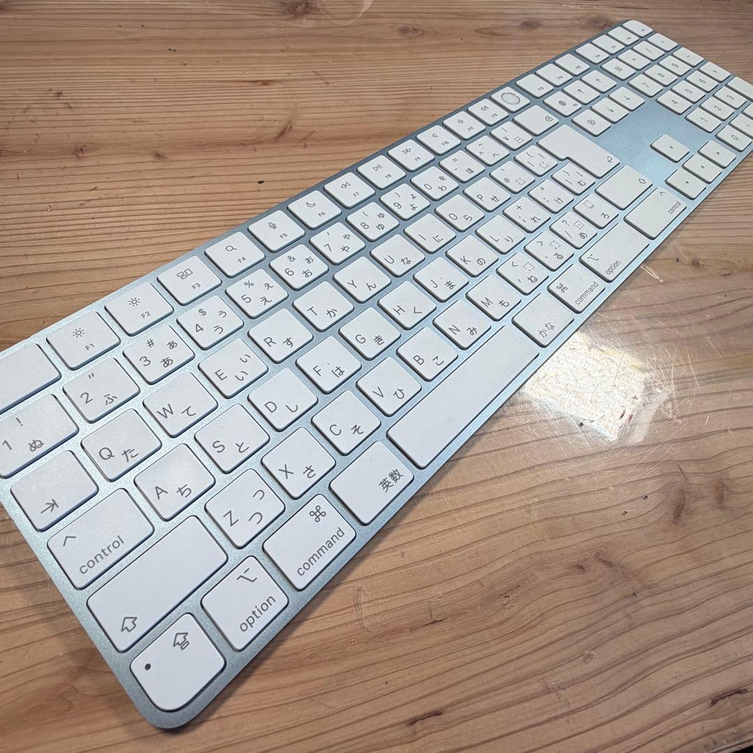 希少ブルー apple Magic Keyboard Touch IDテンキー付