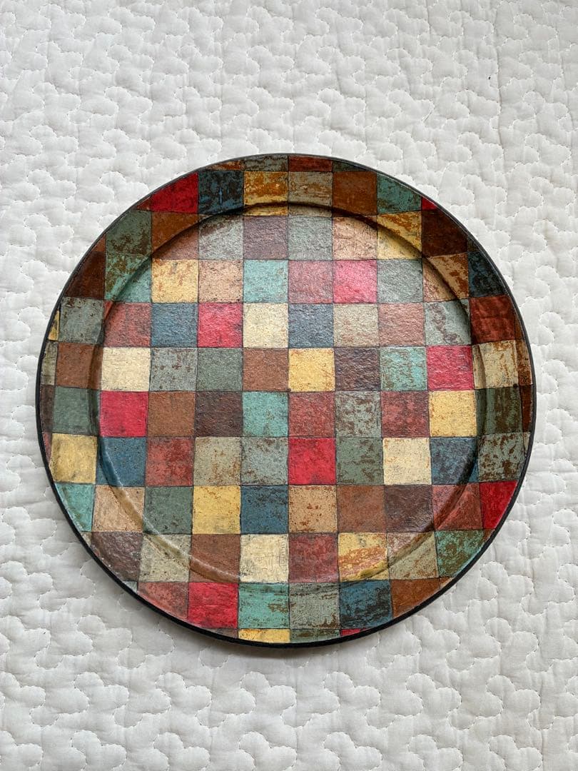 金井ゆみさん　モザイク皿　21cm