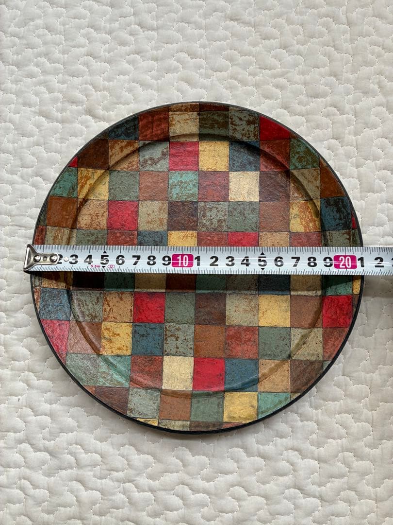 金井ゆみさん　モザイク皿　21cm