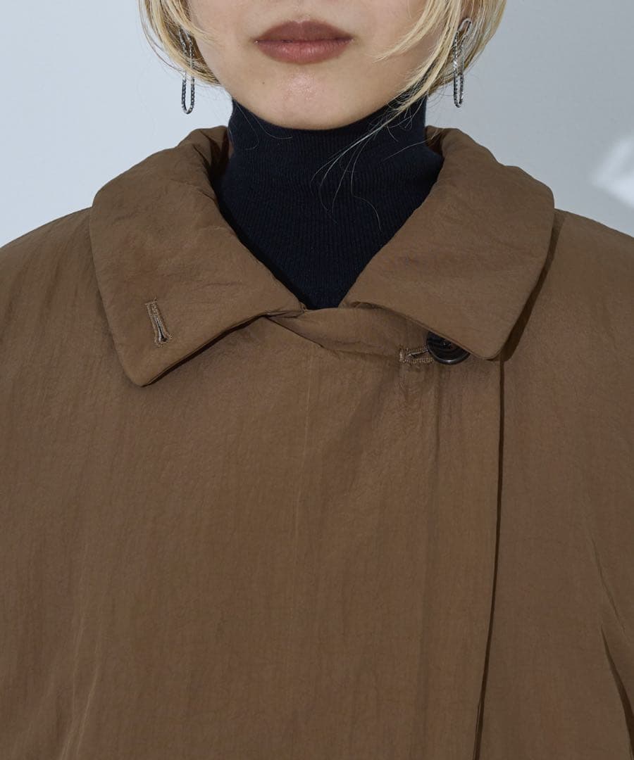 新品NOMINE 3WAYカラー中綿 ブラウン ダウンジャケット ロングコート