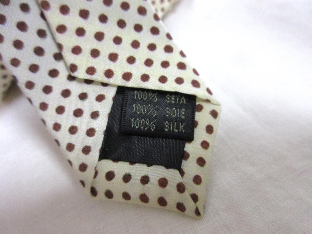 ジャンポール ゴルチェ GAULTIER　写真　ドット柄　ネクタイ　未使用品
