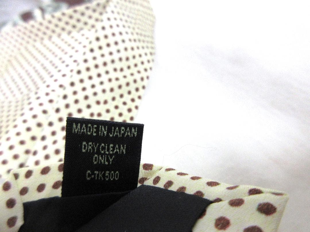 ジャンポール ゴルチェ GAULTIER　写真　ドット柄　ネクタイ　未使用品