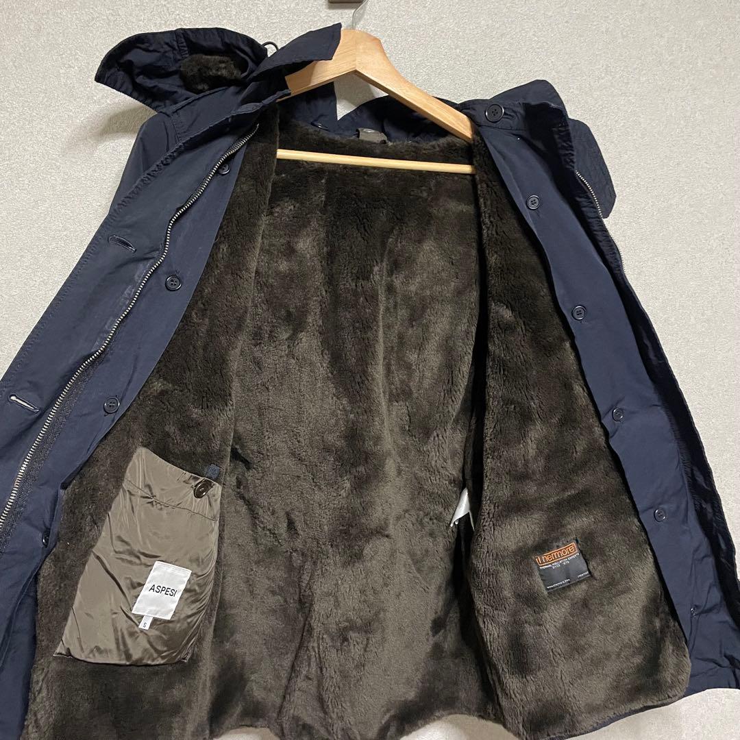 アスペジ　ASPESI 中綿 M-65ジャケット S ダークネイビー　ブルゾン