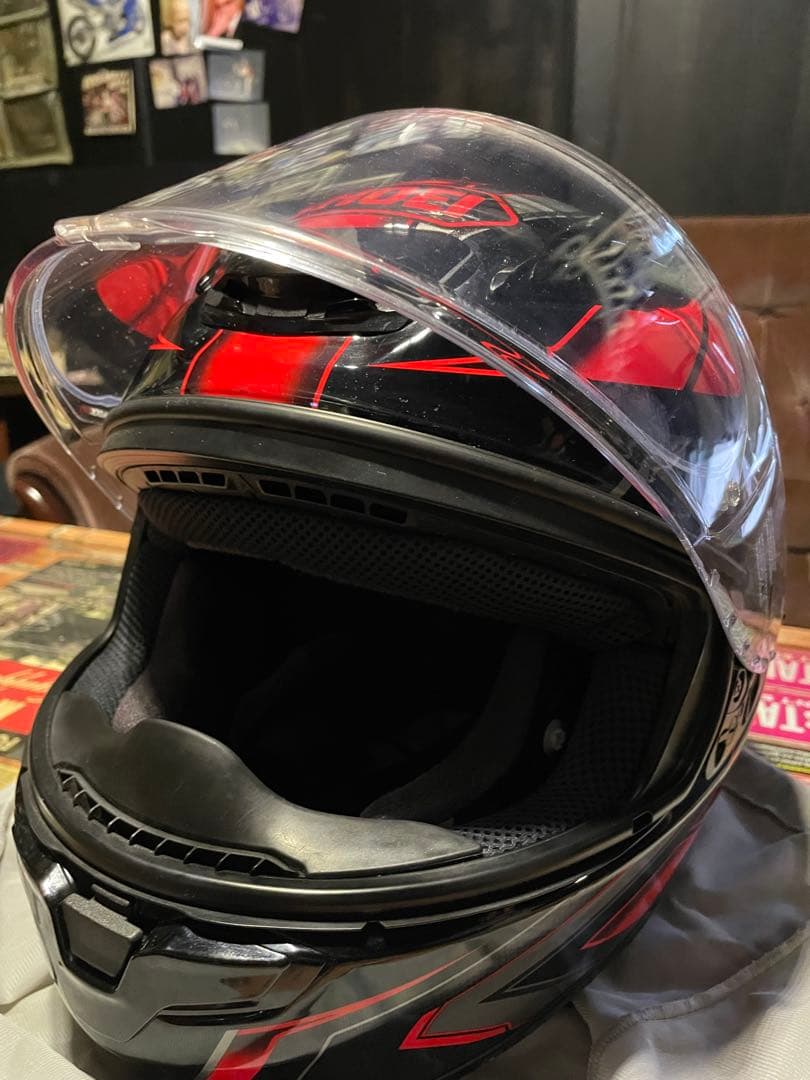 SHOEI ショウエイZ-8 黒赤ライン　L59cm (中古)