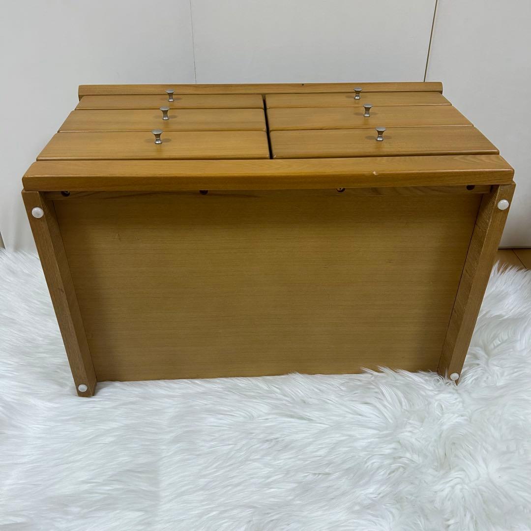 木製 無垢 6杯 小箪笥 小引出し キャビネット ミニタンス 小物入れ 書類入れ