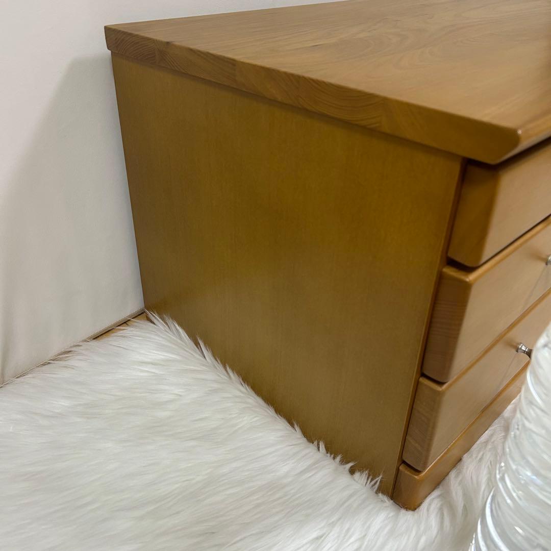 木製 無垢 6杯 小箪笥 小引出し キャビネット ミニタンス 小物入れ 書類入れ